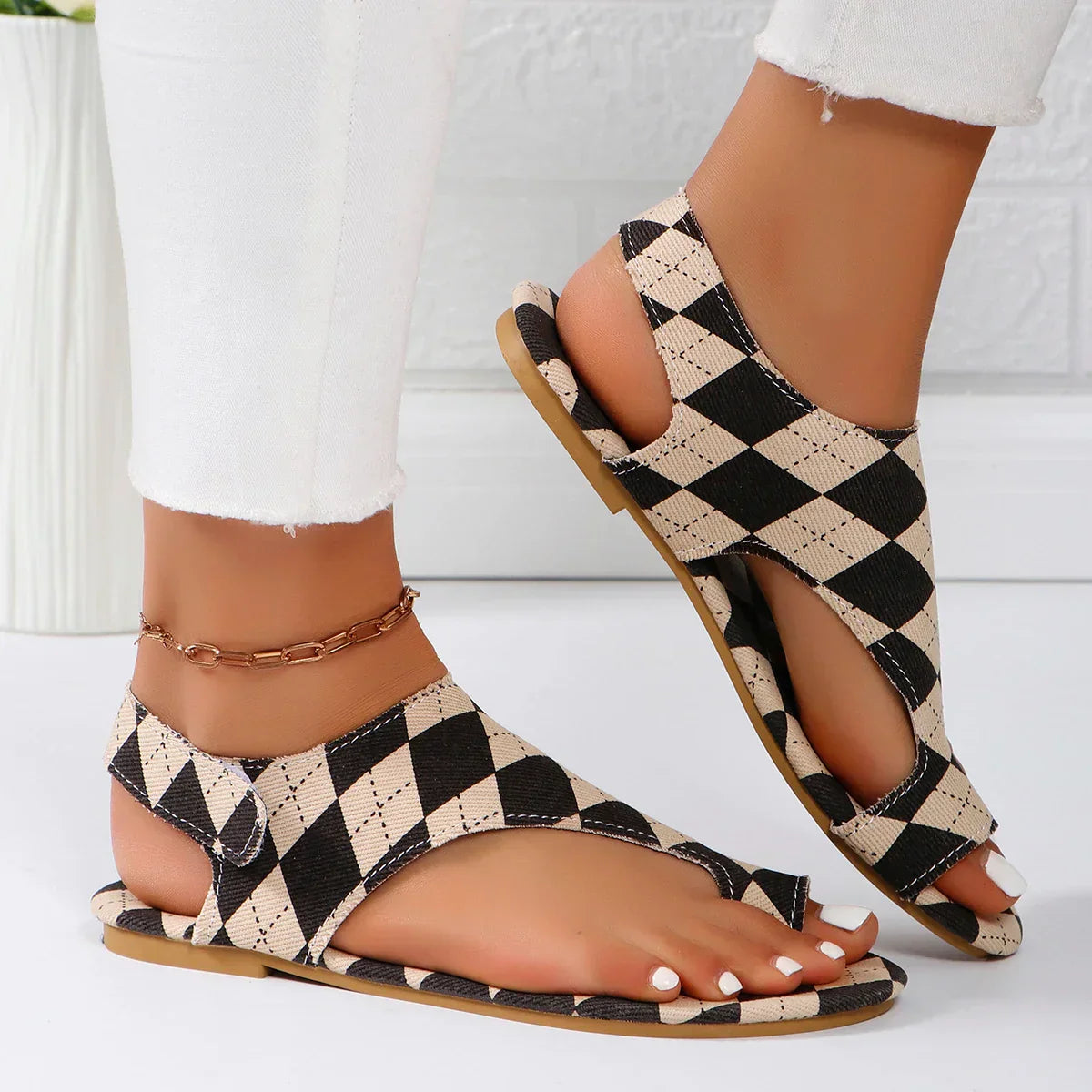 Women's Slip-On Flat Sandals — product view