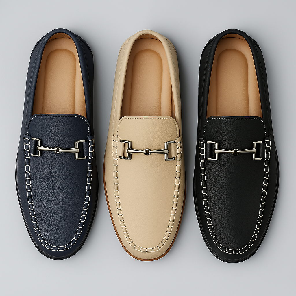 Slip-On Leather Loafers for Men
