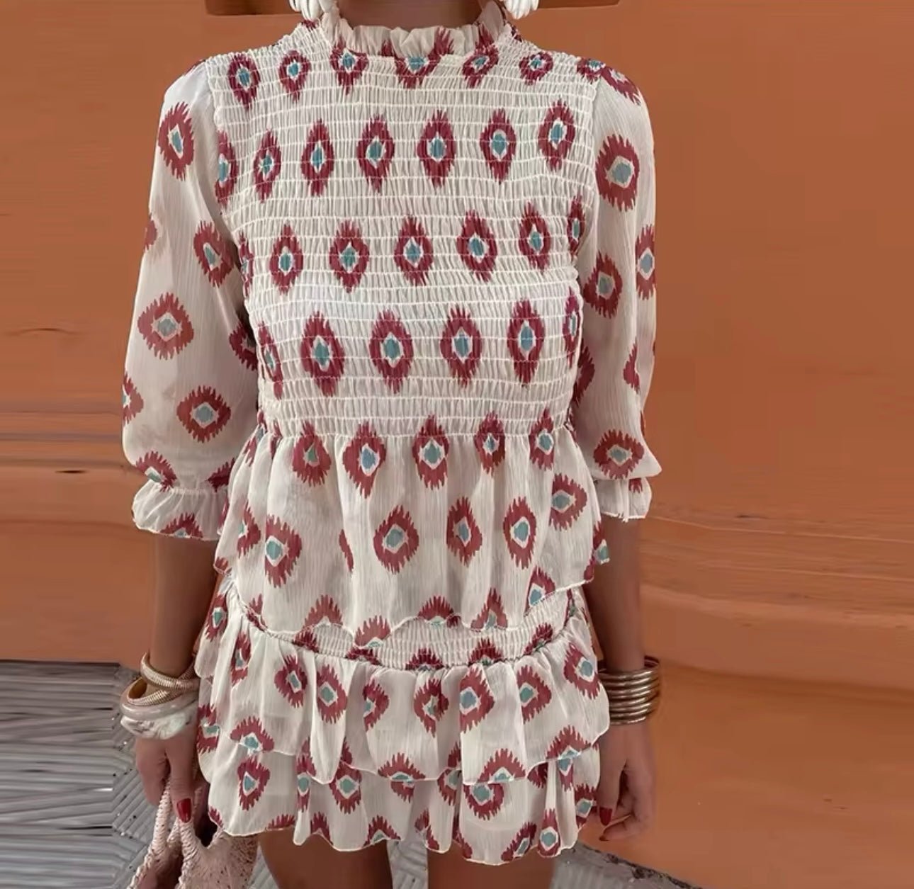 Women's A-Line Wedding Guest Midi Dress — product view