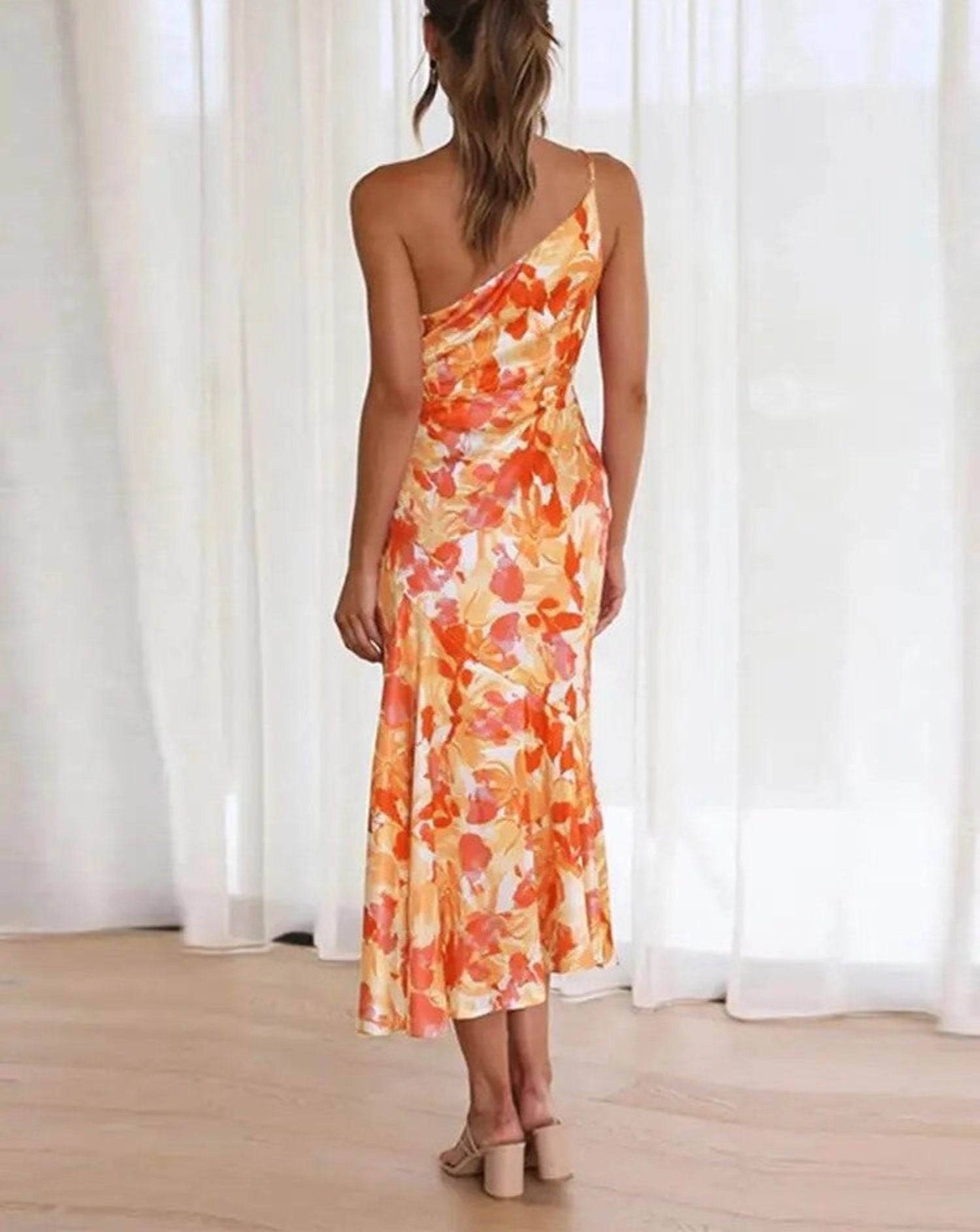 Women's Floral Summer Maxi Dress — product view