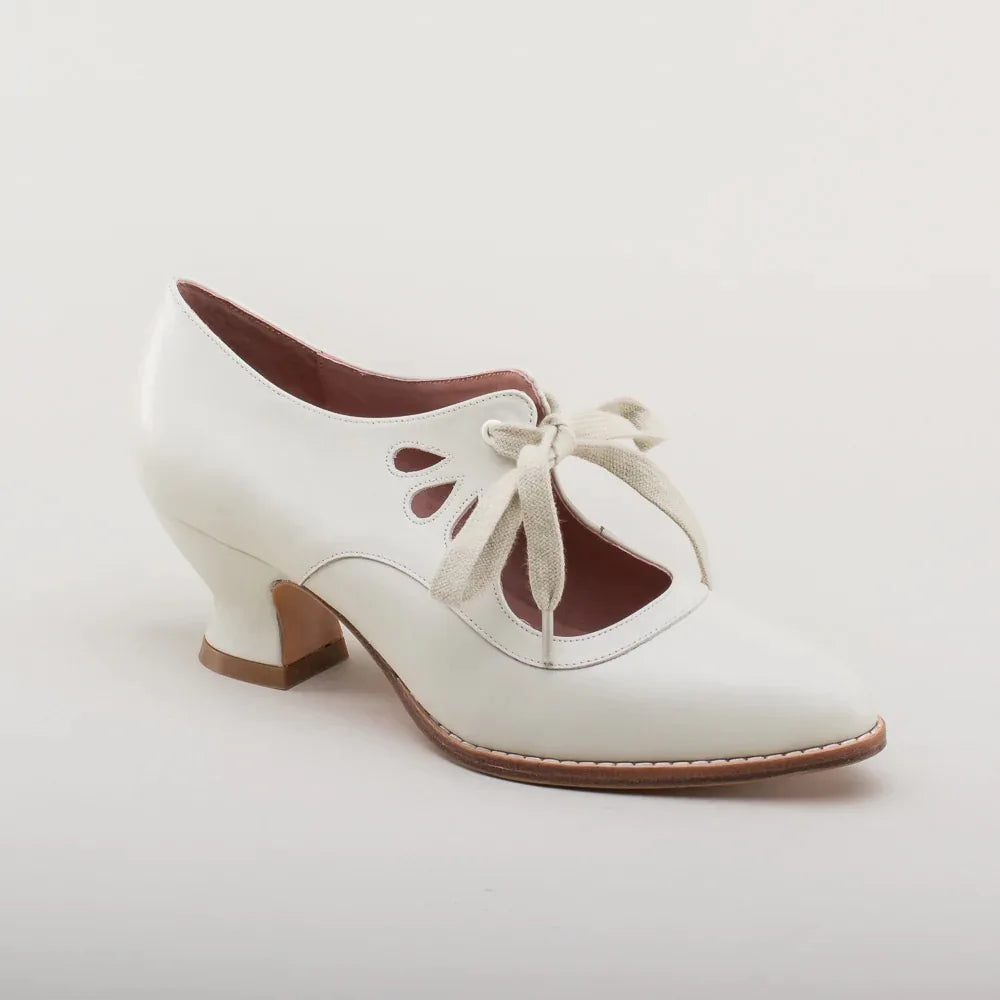 Lace-Up Heeled Shoes for Women — side view