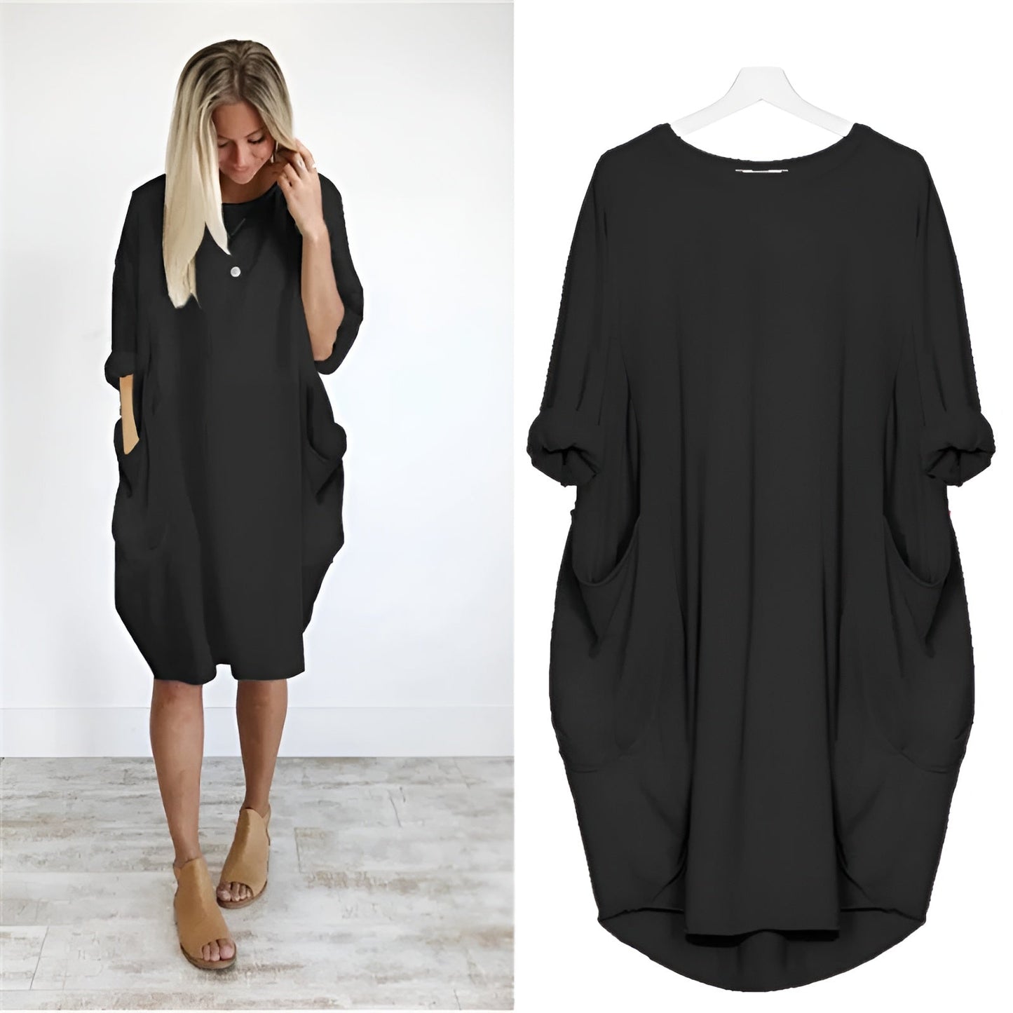 Women's Flowy Casual Summer Midi Dress — product view