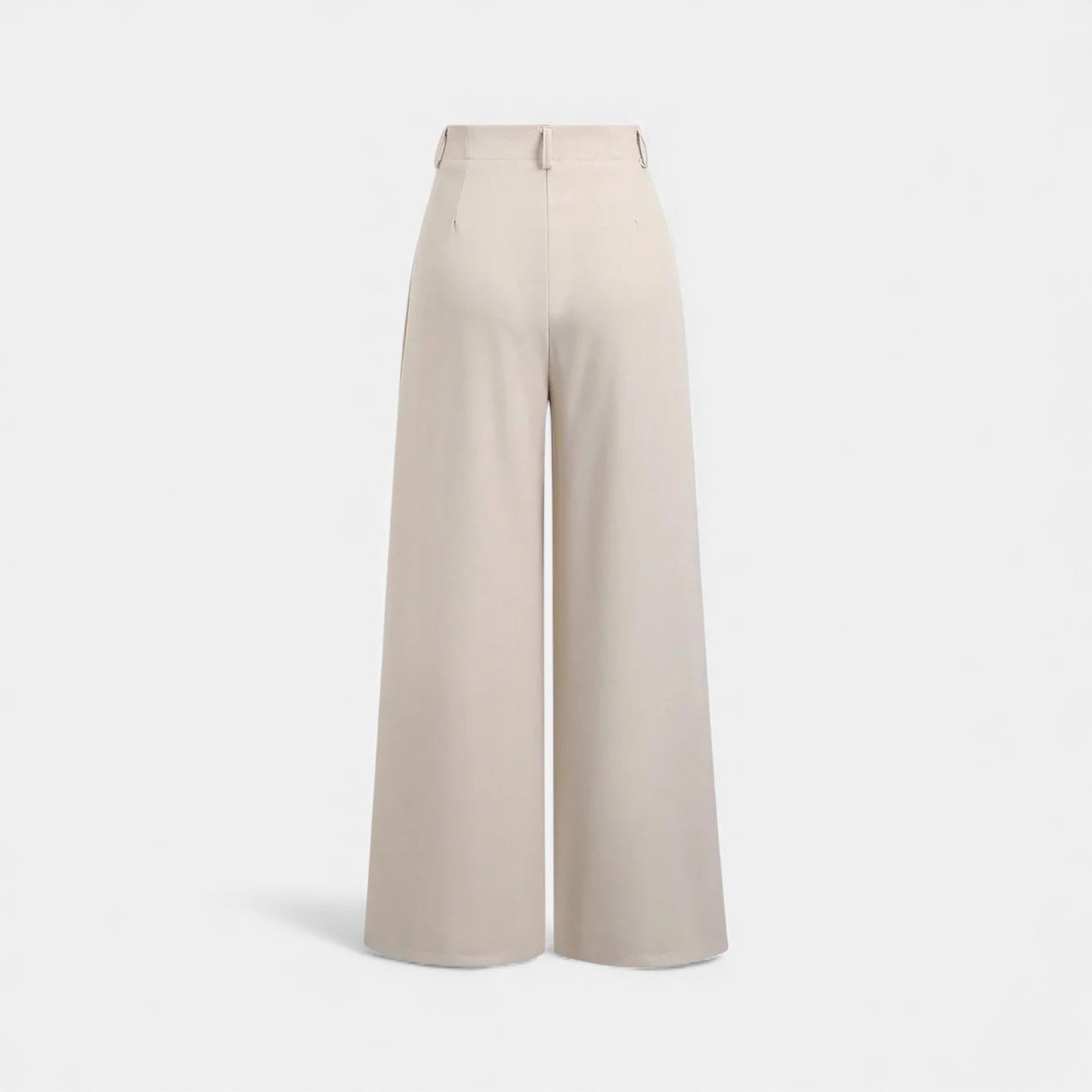 Women's Pleated Jacquard Wide-Leg Pants — front view