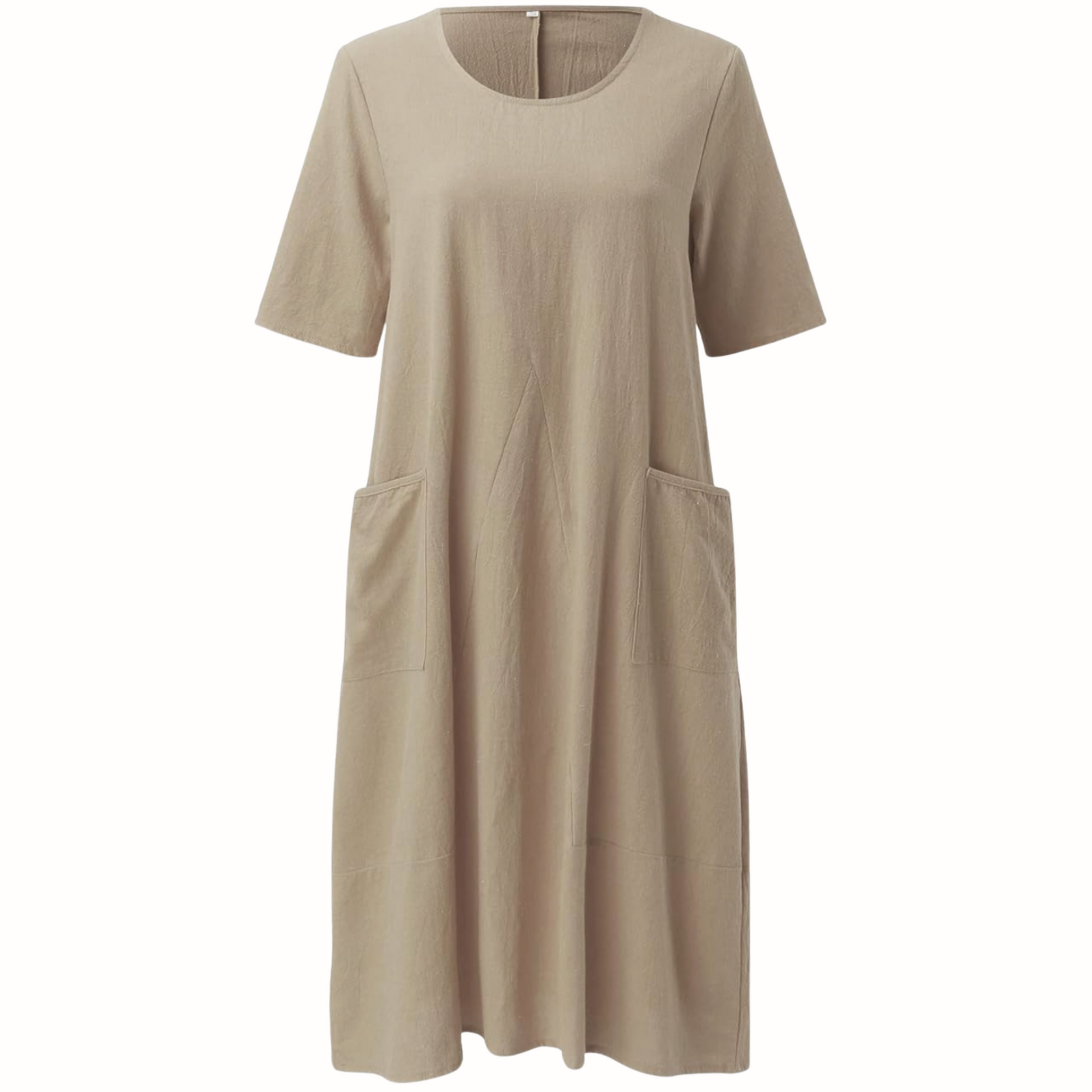Women's Flowy Casual Everyday Midi Dress — close-up