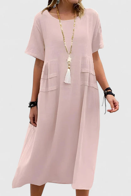 Women's Elegant Versatile Occasion Midi Dress — side view