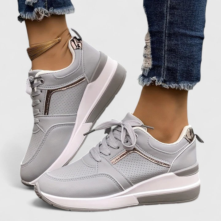 Women's Orthopedic Leather Shoes — detail view