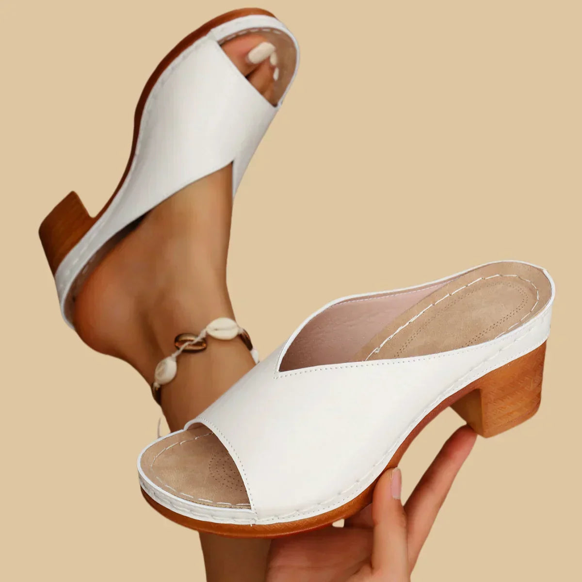 Women's Contoured Footbed Orthopedic Sandals — detail view