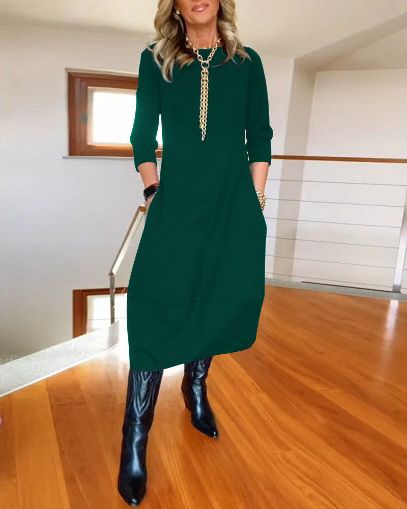 Women's Slimming Day-to-Night Maxi Dress — close-up