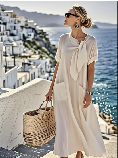 Women's Relaxed Summer Midi Dress — detail view