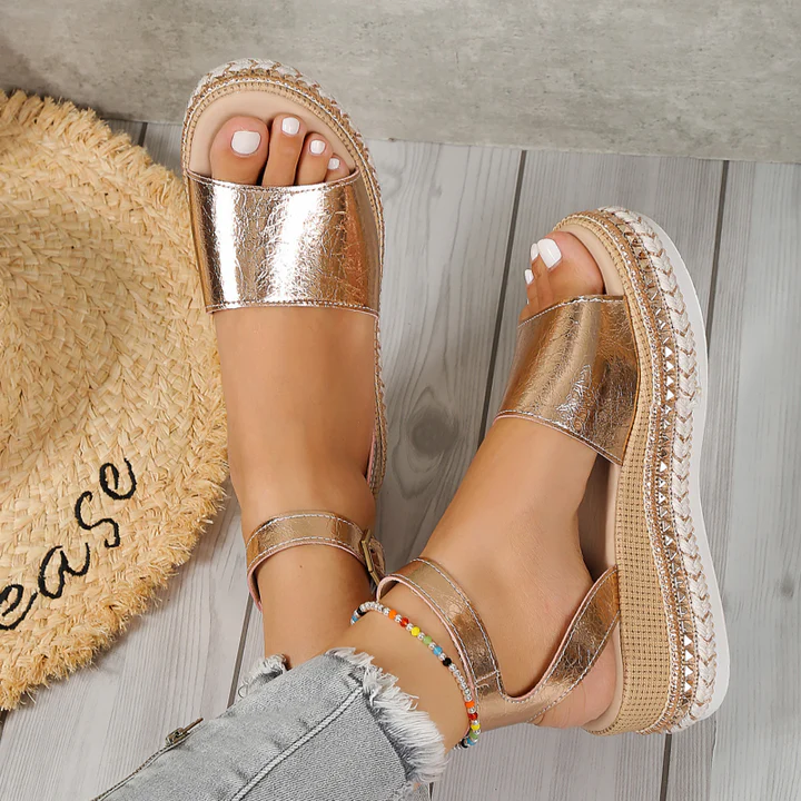 Women's Orthopedic Adjustable Sandals — side view