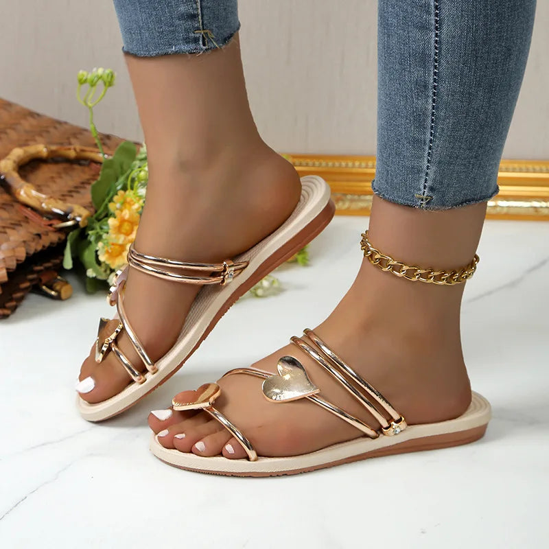 Women's Rhinestone Embellished Sandals — product view