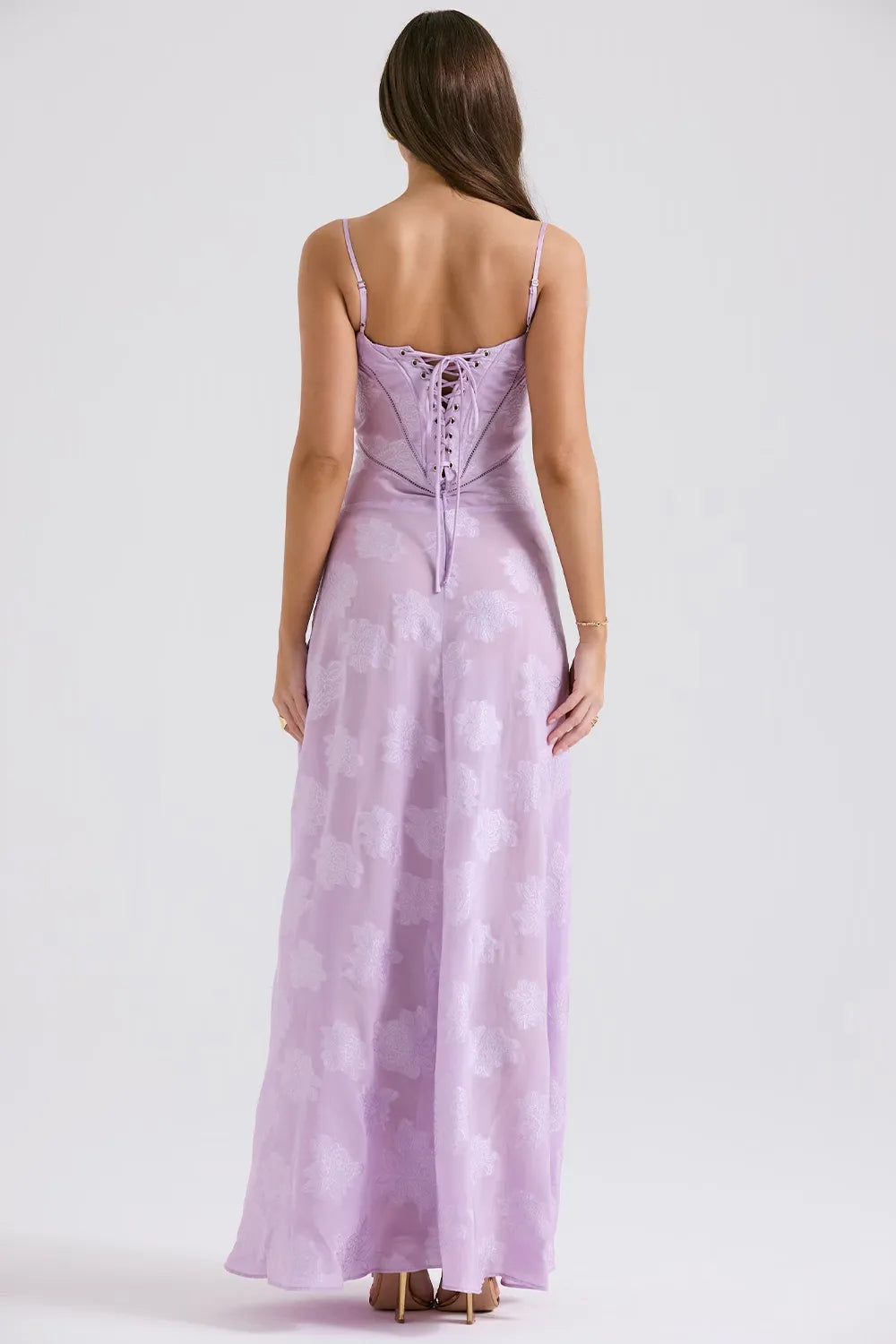 Women's Long Summer Evening Maxi Dress — detail view