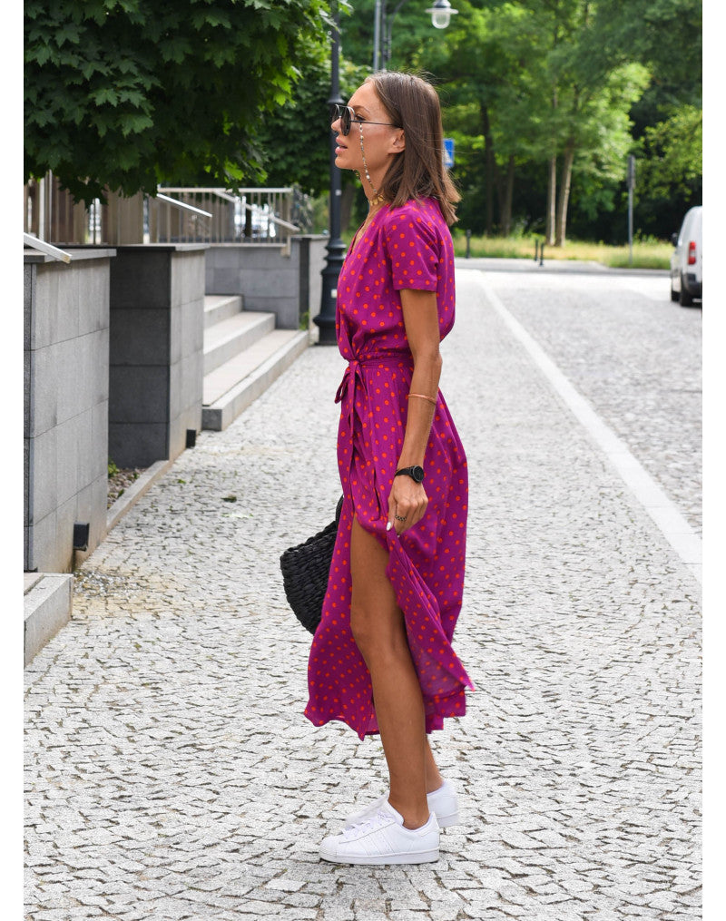 Women's Floral Print Everyday Maxi Dress — product view