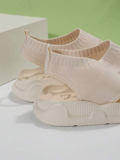 Women's Open Toe Slip-On Platform Sandals — detail view