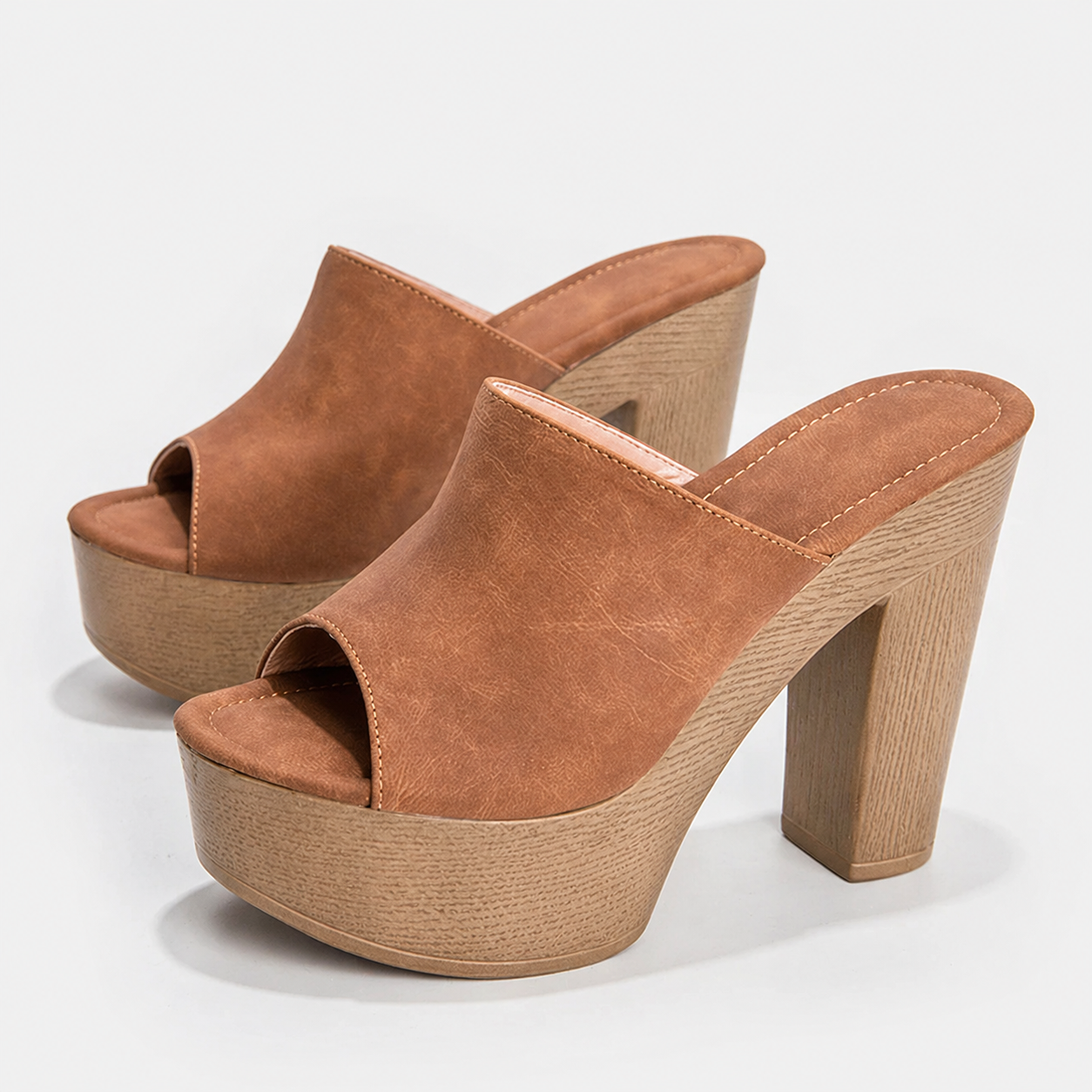 Women's Platform Flat Sandals — detail view