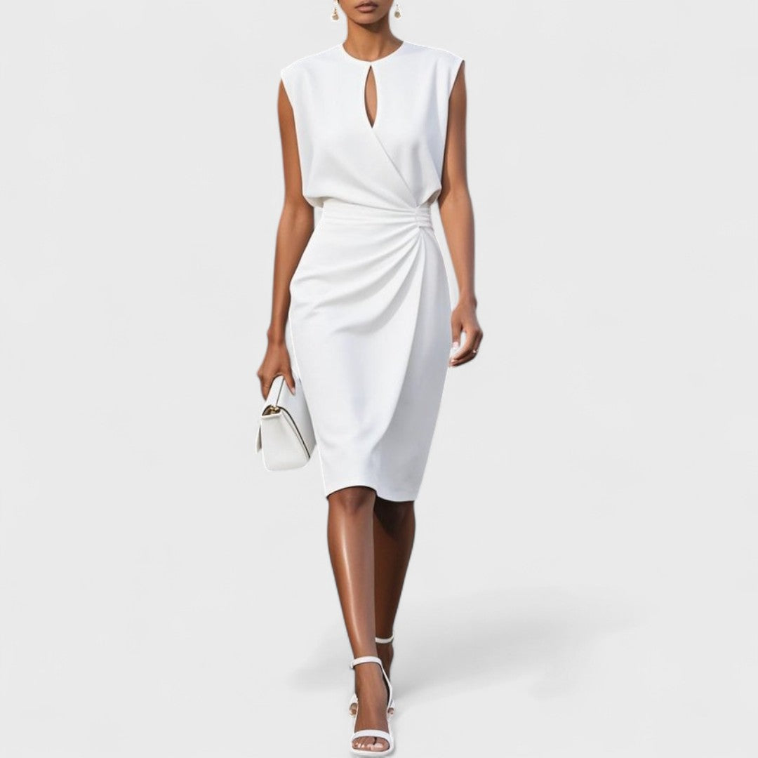 Women's Elegant Formal Occasion Midi Dress — product view