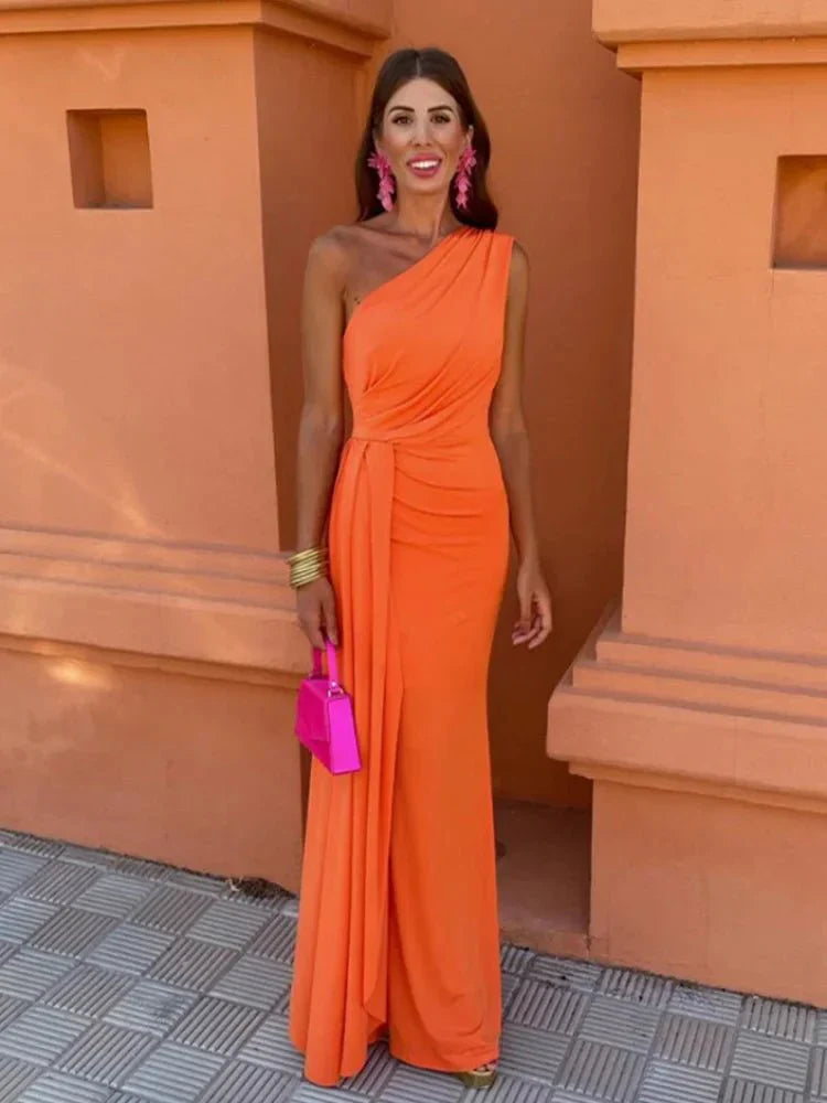 Women's Wedding Guest Midi Dress — front view
