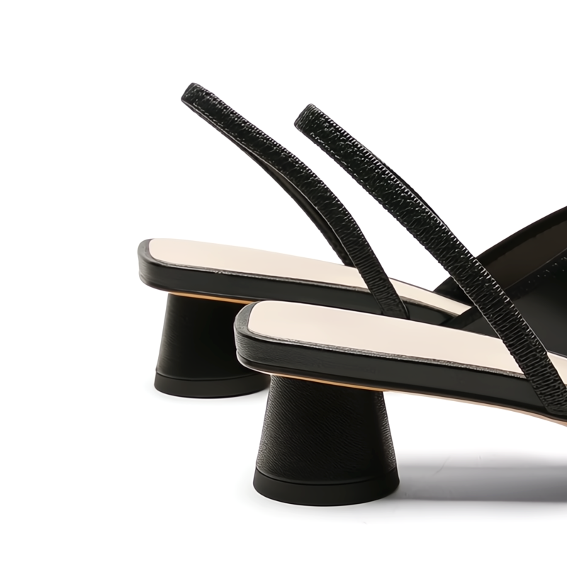 Women's Low Heel Flat Sandals — detail view