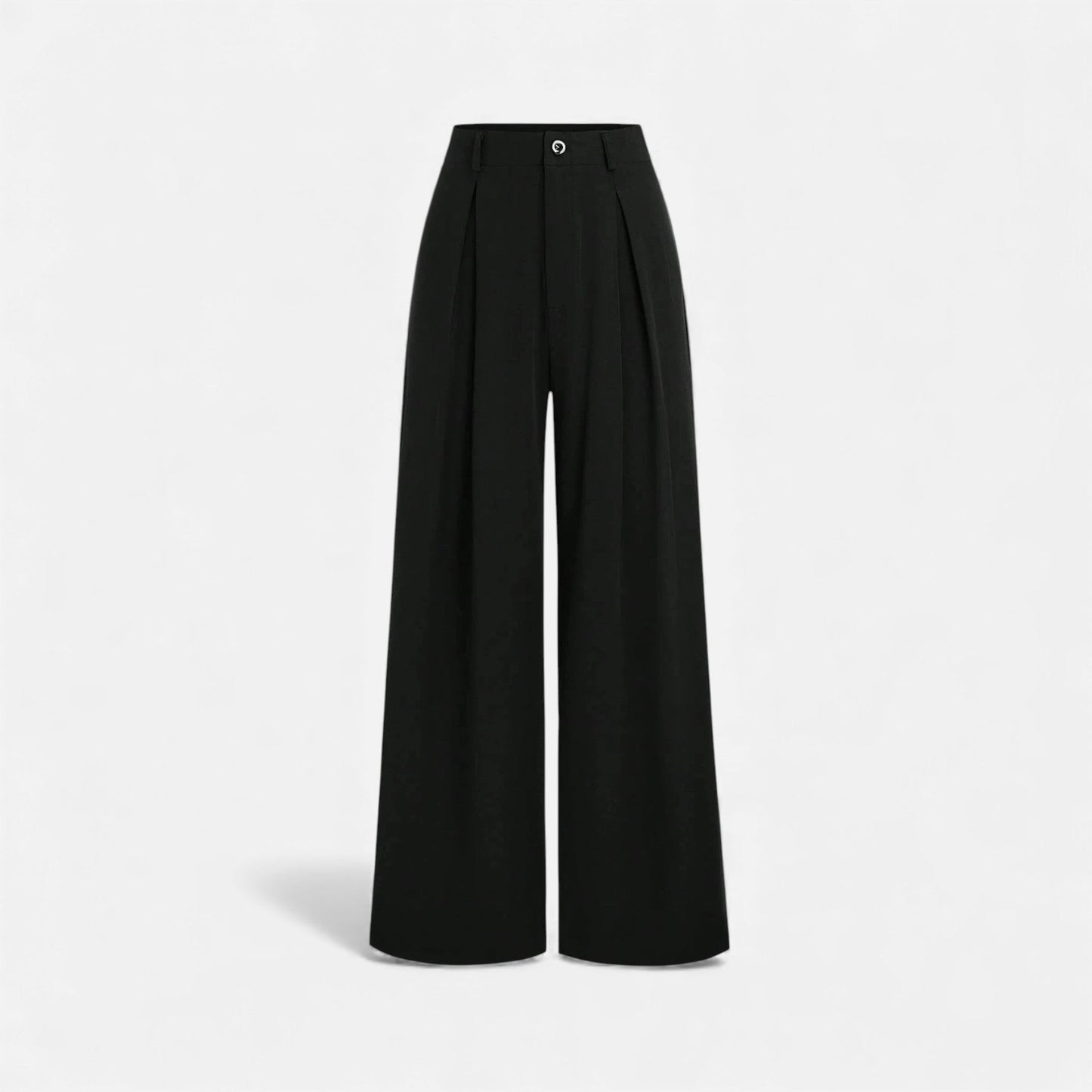 Women's Pleated Jacquard Wide-Leg Pants — detail view