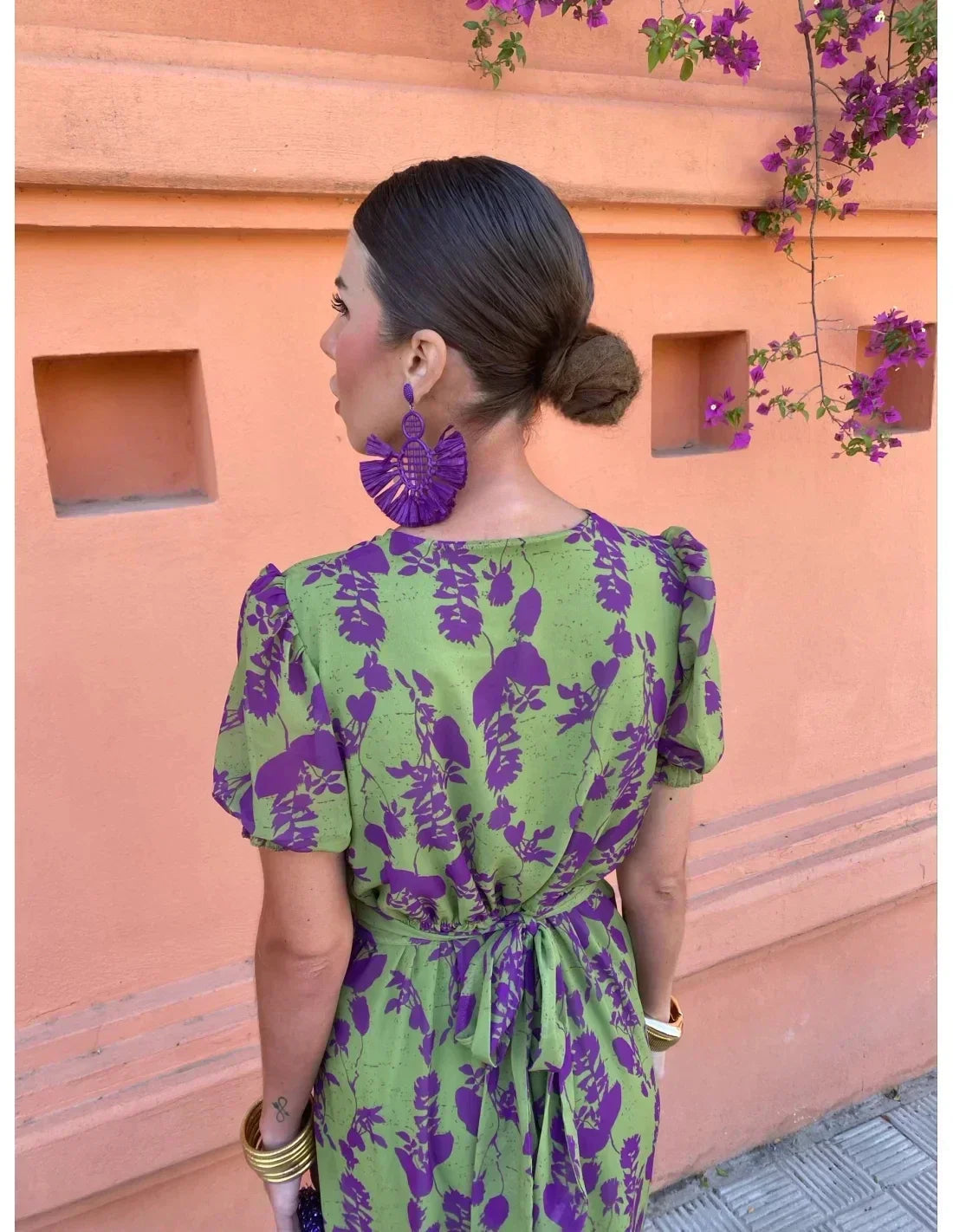 Women's Flowy Summer Midi Dress — detail view