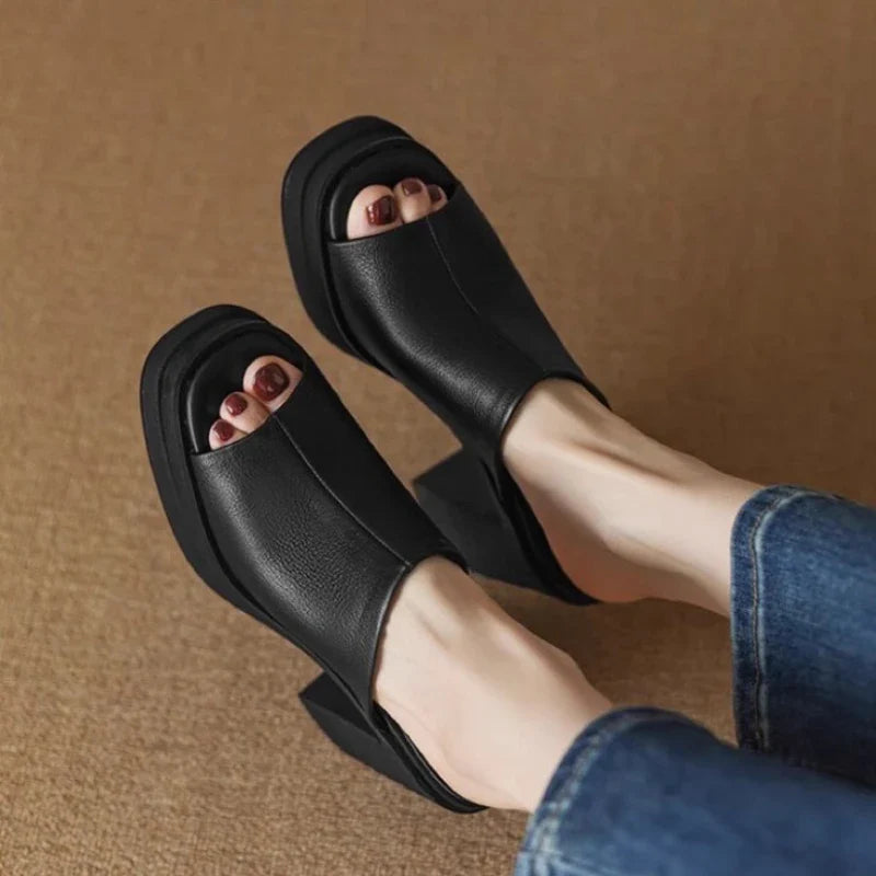 Women's Platform Flat Sandals — product view