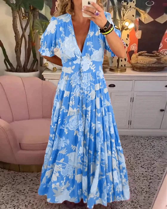 Women's Flowy Summer Maxi Dress — product view