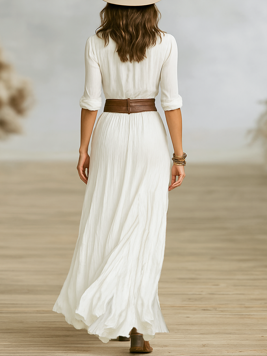 Women's Chic Evening Maxi Dress — detail view