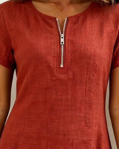 Women's Shift Mini Dress — close-up