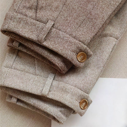 Men's Slim Fit Elegant Trousers — detail view