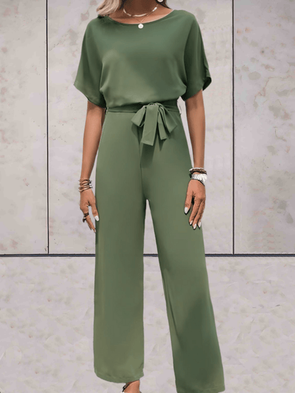 Women's Short Sleeve Two-Piece Casual Set — detail view