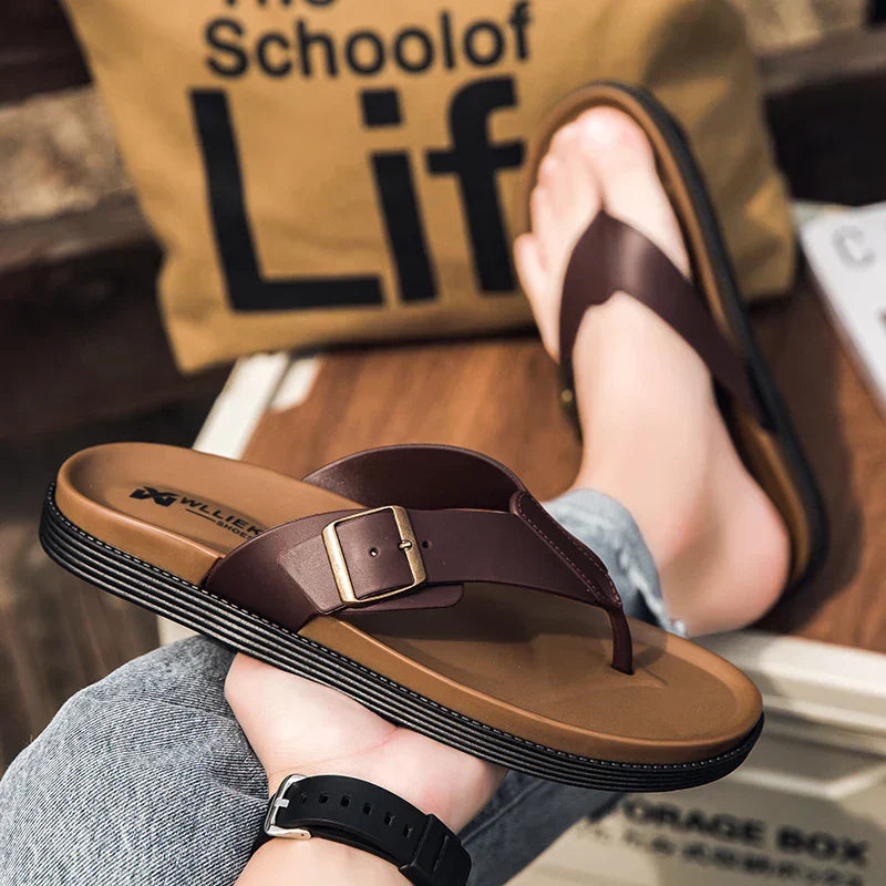 Women's Vegan Leather Sandals — product view