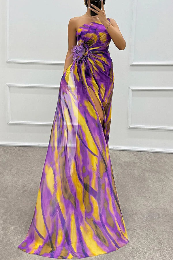 Women's Wedding Guest Maxi Dress — detail view