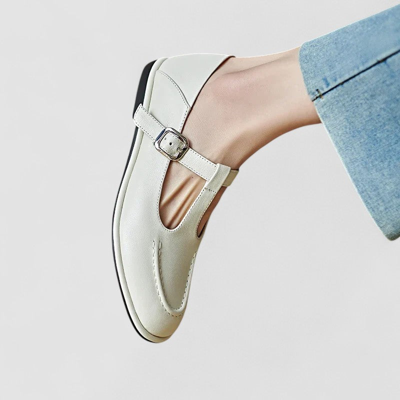 Women's Orthopedic Low Heel Shoes — front view