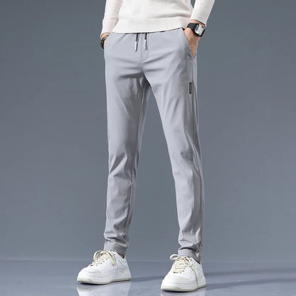 Slim-Fit Cotton Drawstring Joggers for Men
