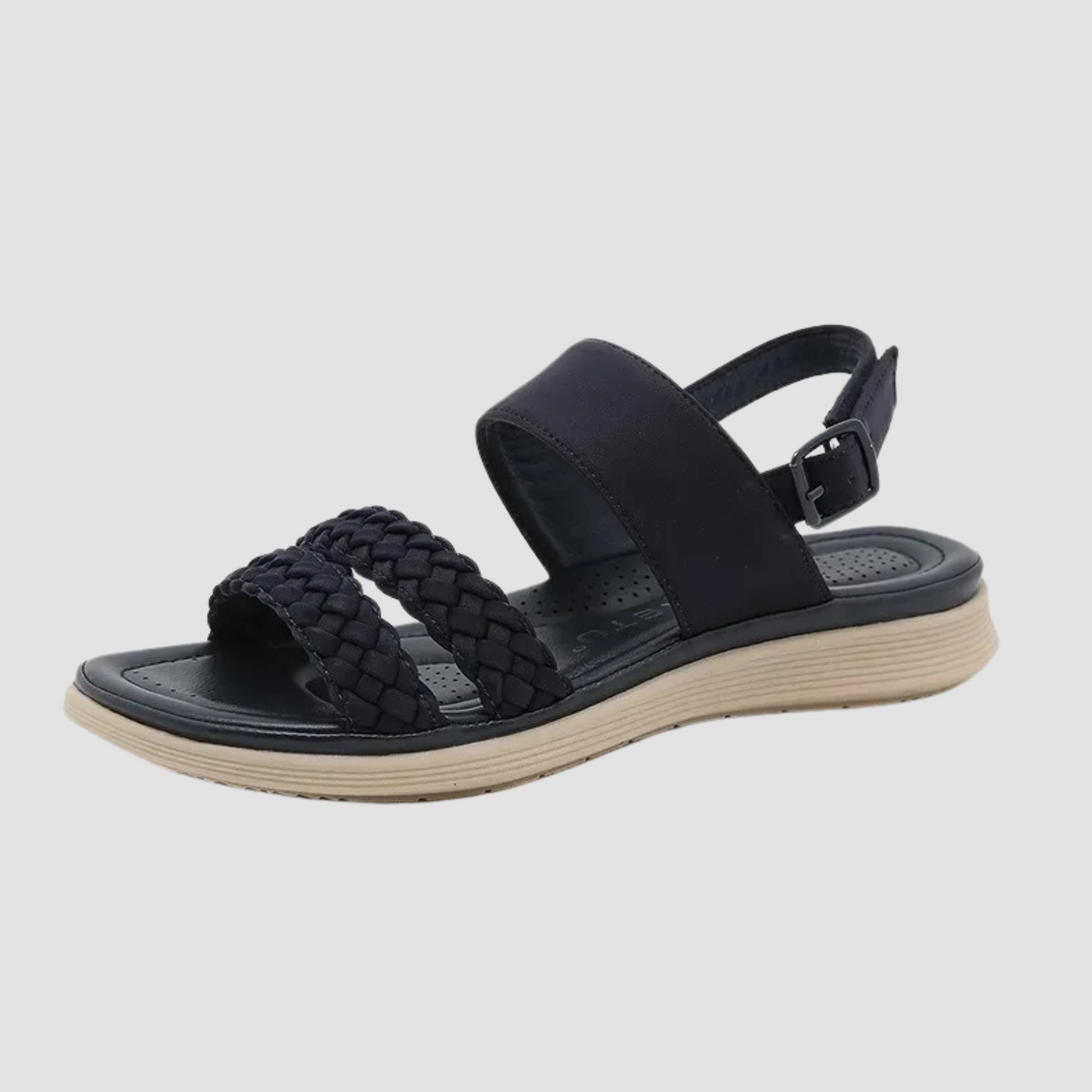 Women's Vegan Leather Sandals — side view