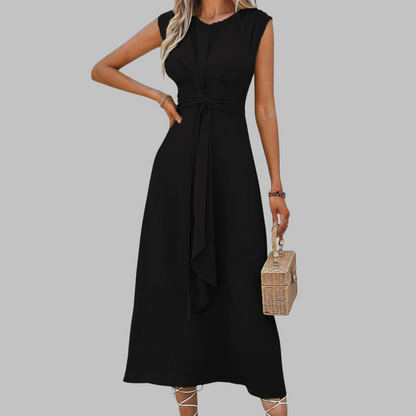 Sleeveless Tie-Waist Maxi Dress for Women
