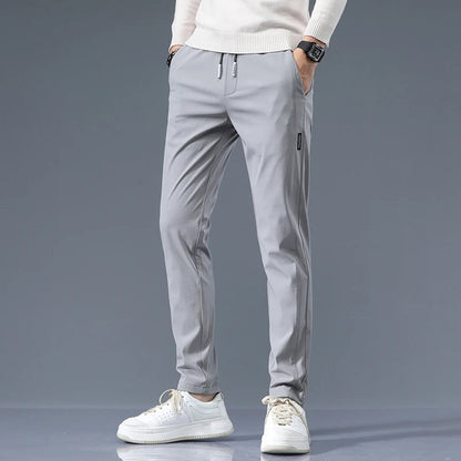 Slim-Fit Cotton Drawstring Joggers for Men