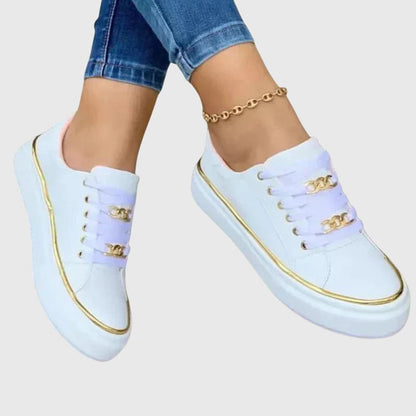 Lace-Up Platform Sneakers for Women