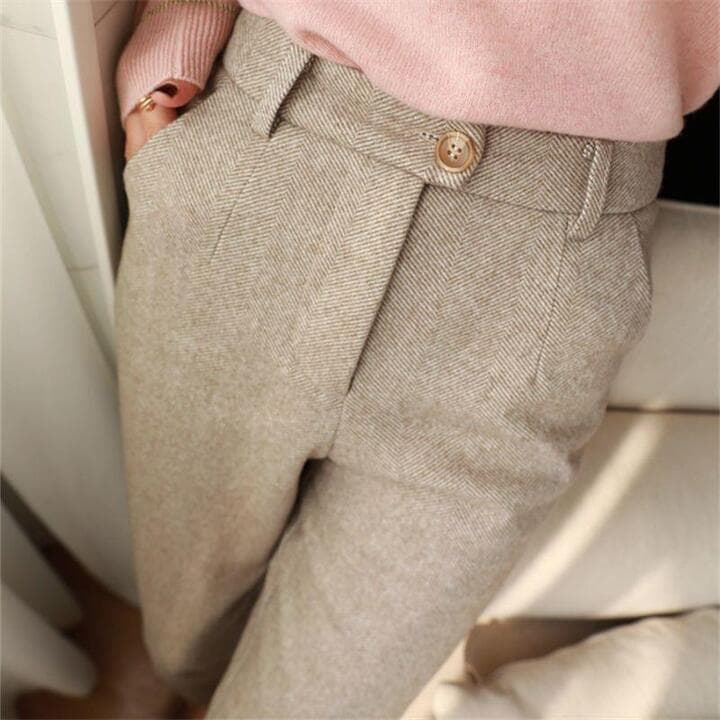 Men's Slim Fit Elegant Trousers — detail view