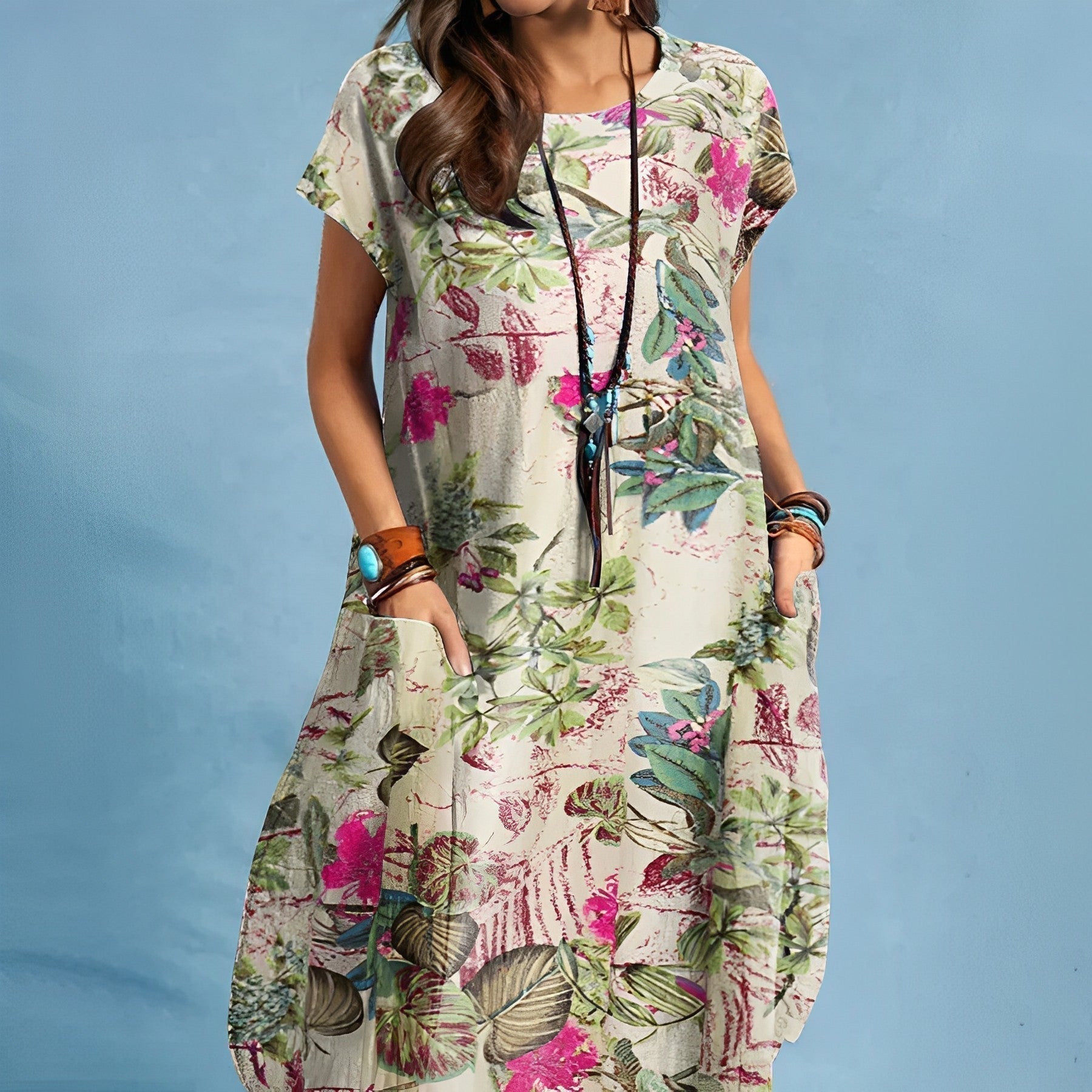 Women's Everyday Casual Midi Dress — product view
