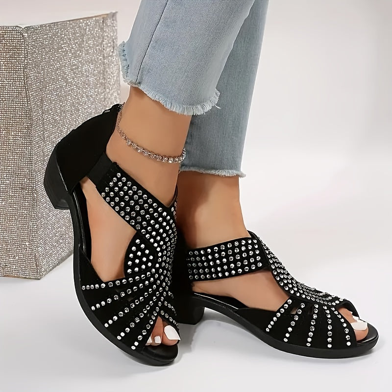 Women's Adjustable Flat Sandals — close-up
