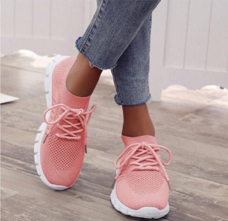 Women's Knit Sock-Fit Lightweight Sneakers — detail view