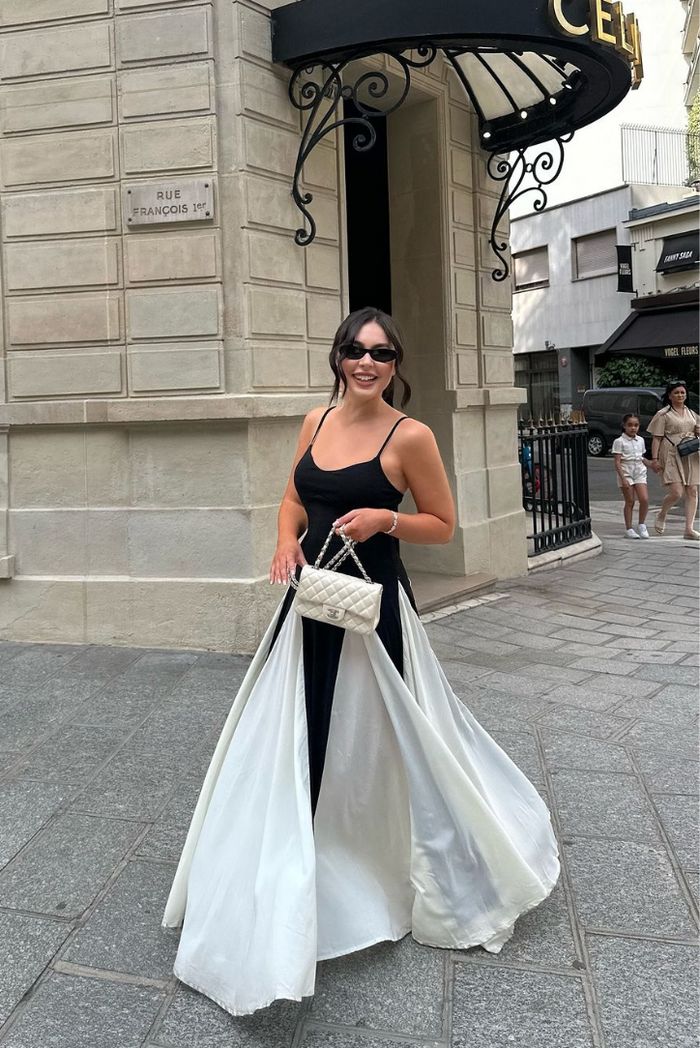 Women's Lace Wedding Guest Maxi Dress — product view