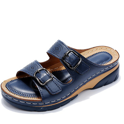 Women's Orthopedic Cushioned Adjustable Sandals — detail view