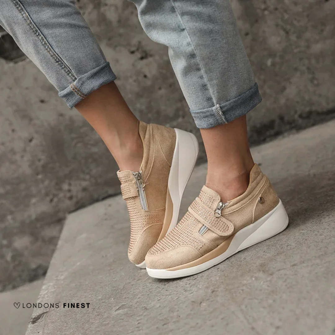 Orthopedic Slip-On Platform Sneakers for Women