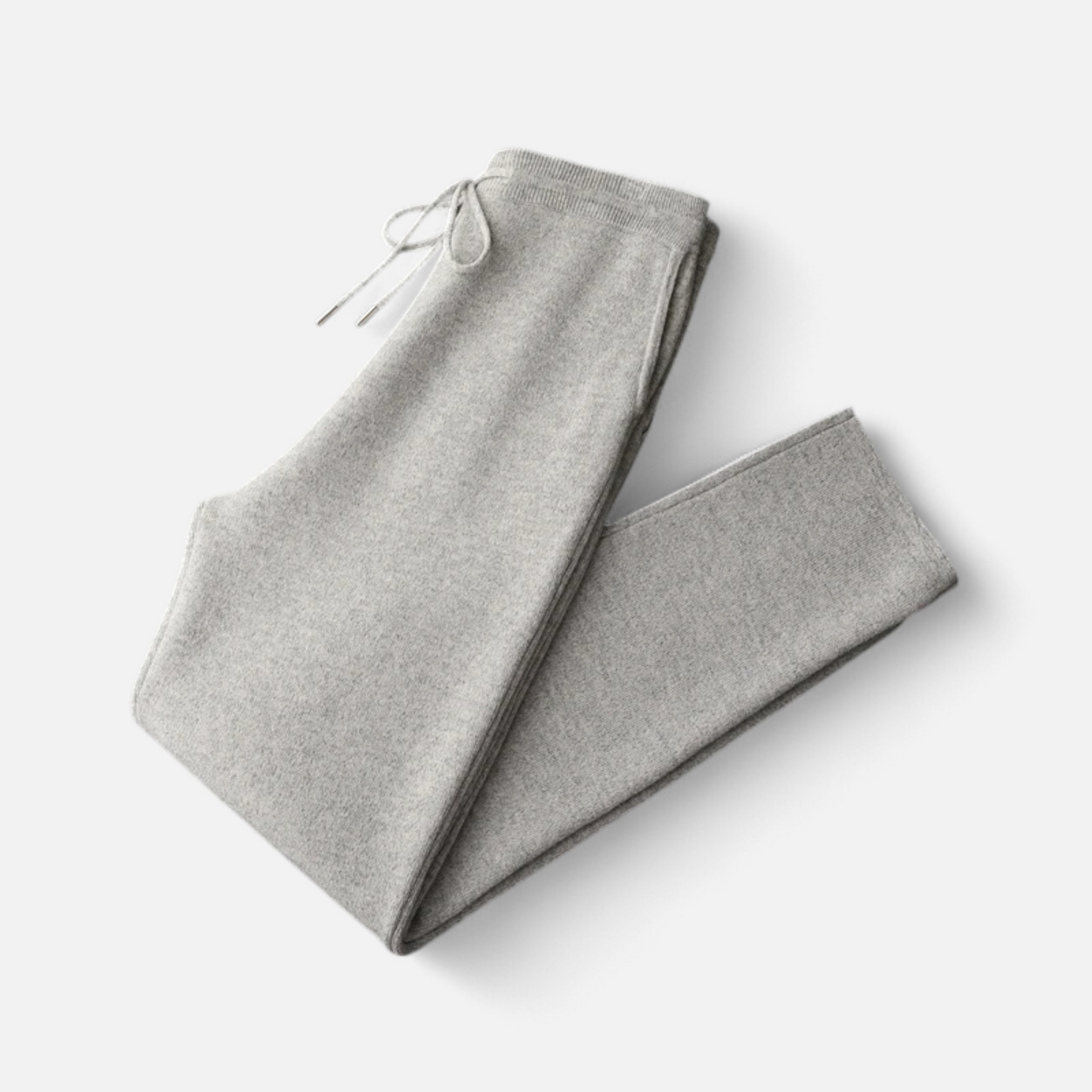 Men's Knitted Merino Wool Trousers — detail view