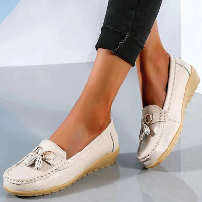 Women's Tassel Slip-On Loafers — detail view