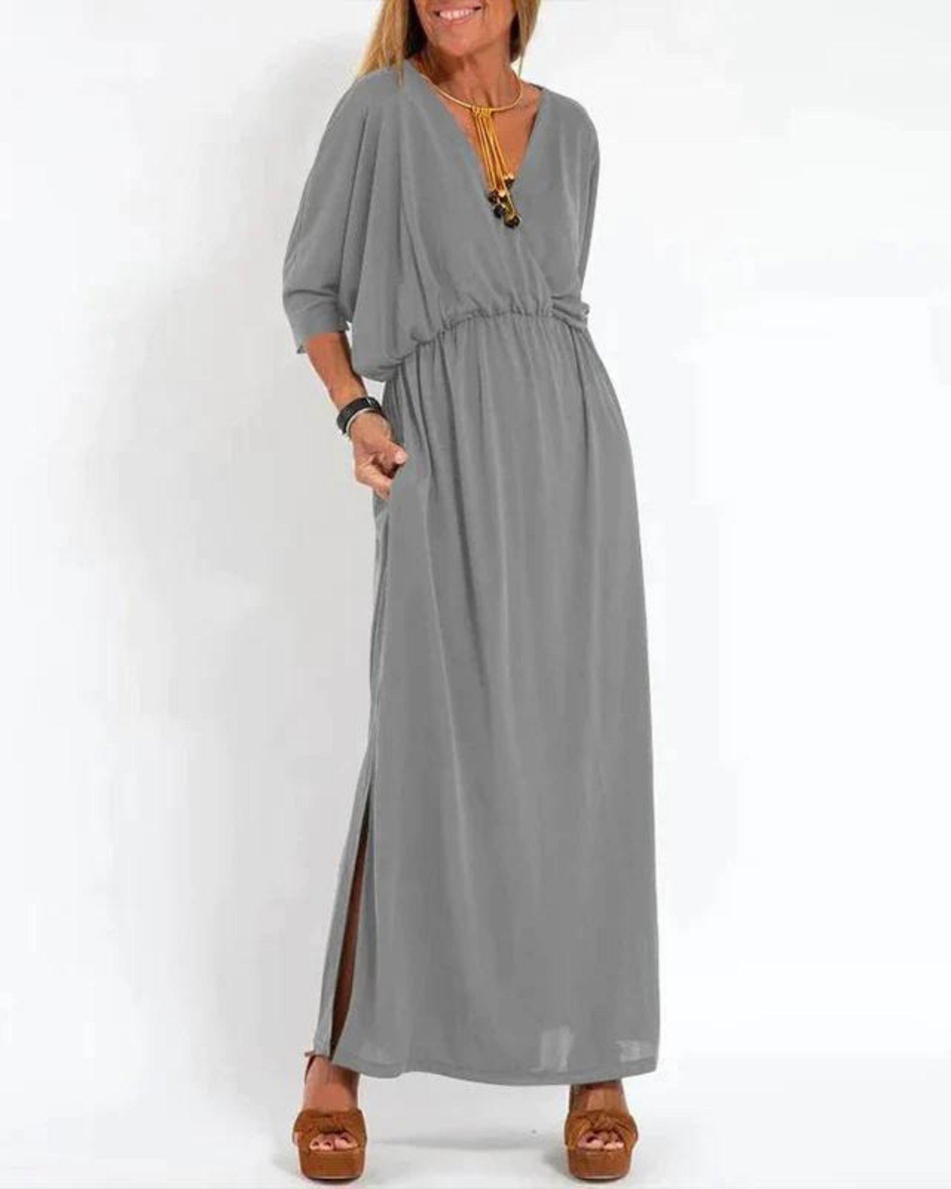 Women's Flowy Maxi Summer Dress — product view
