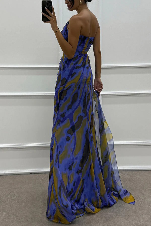 Women's Wedding Guest Maxi Dress — side view