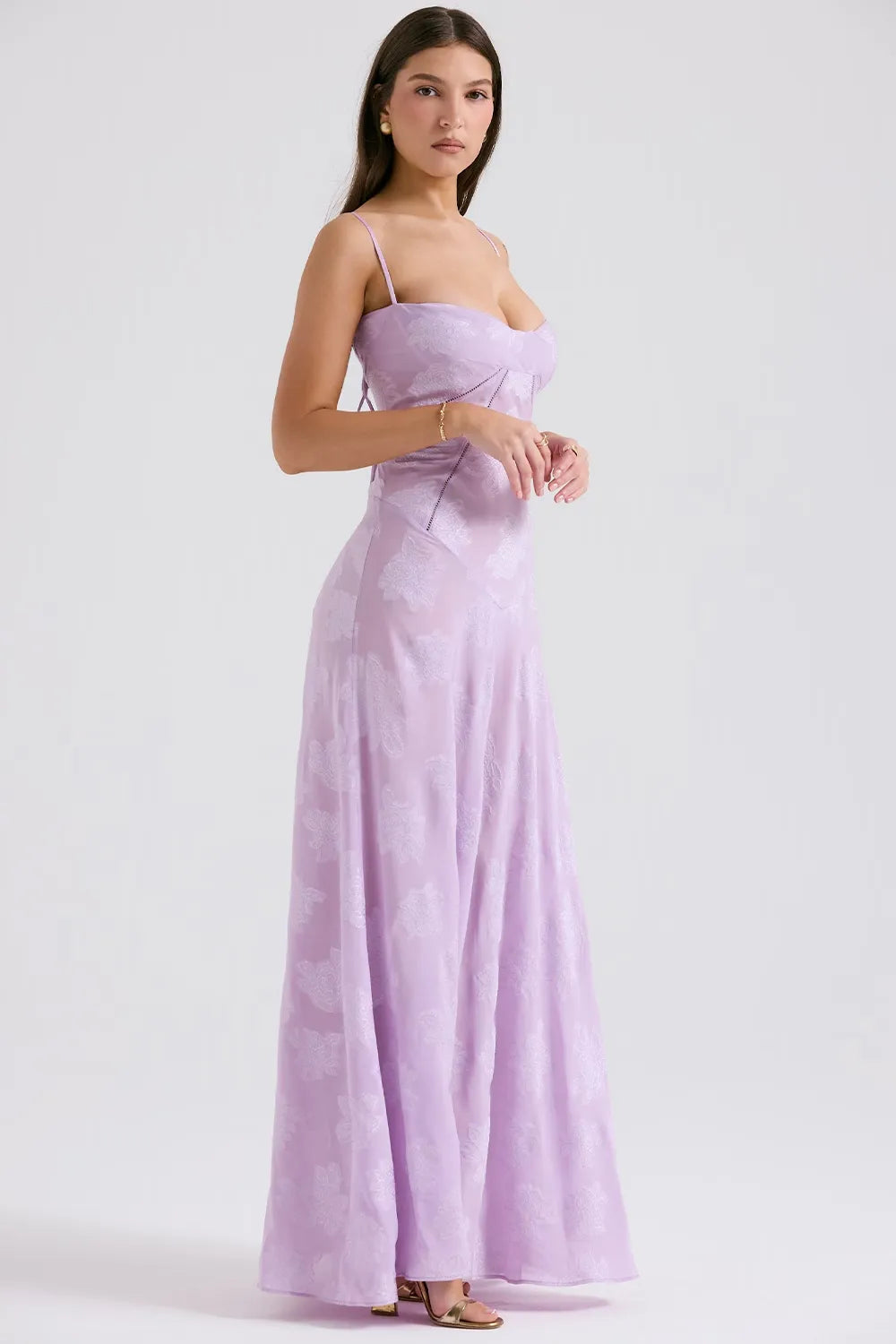 Women's Long Summer Evening Maxi Dress — product view